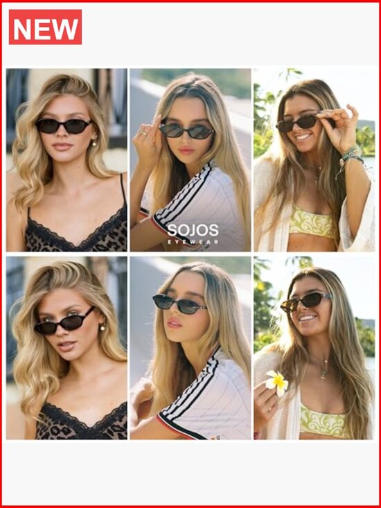 Retro Rectangle Polarized Sunglasses for Women Men Trendy Hexagon Y2K main image 5